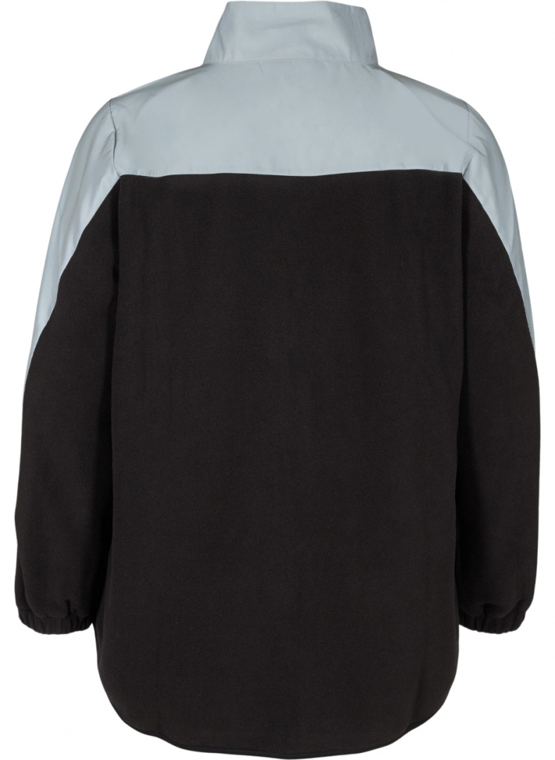 ZIZZI MODNA CZARNA BLUZA POLAR ODBLASK 690C ZIZZI MODNA CZARNA BLUZA POLAR ODBLASK 690C