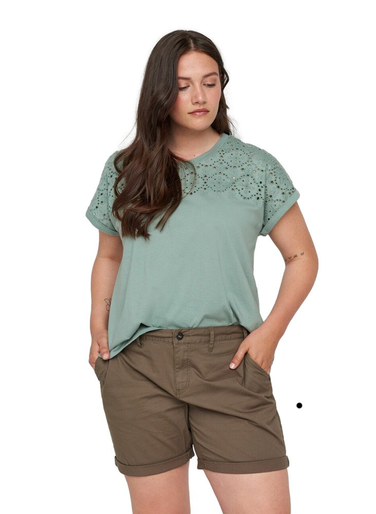 ZIZZI MODNE OLIWKOWE SPODENKI 115B ZIZZI MODNE OLIWKOWE SPODENKI 115B