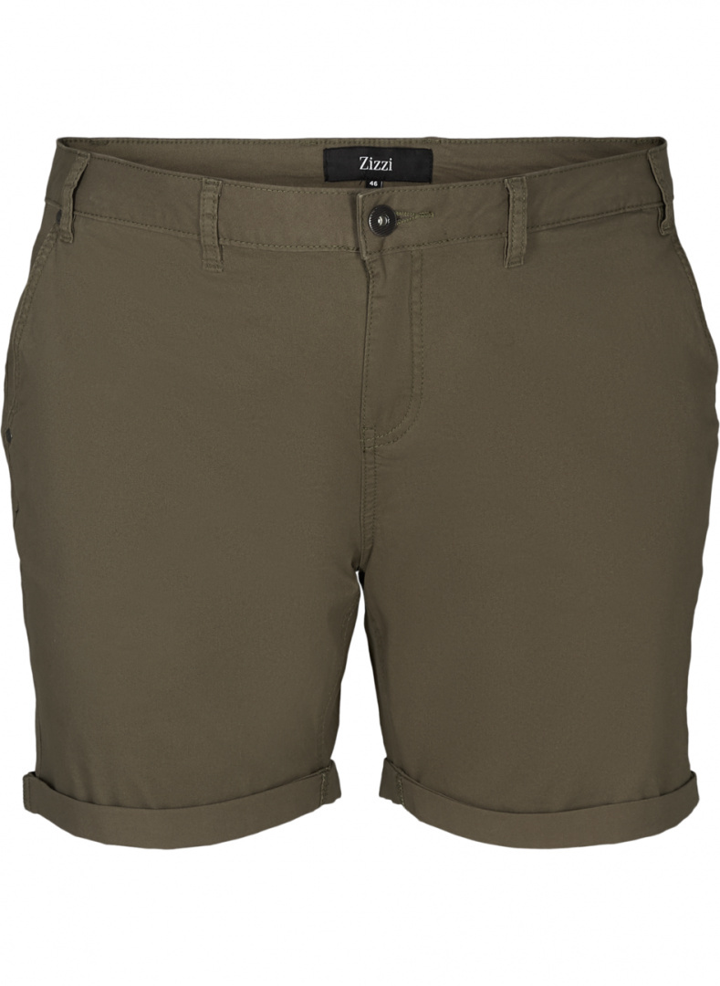 ZIZZI MODNE OLIWKOWE SPODENKI 115B ZIZZI MODNE OLIWKOWE SPODENKI 115B