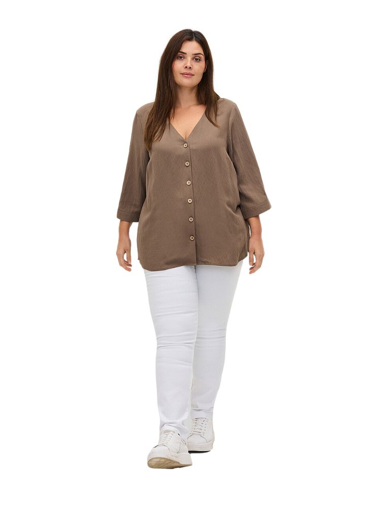 ZIZZI BIAŁE PROSTE JEANSY SPODNIE N82 305B ZIZZI BIAŁE PROSTE JEANSY SPODNIE N82 305B