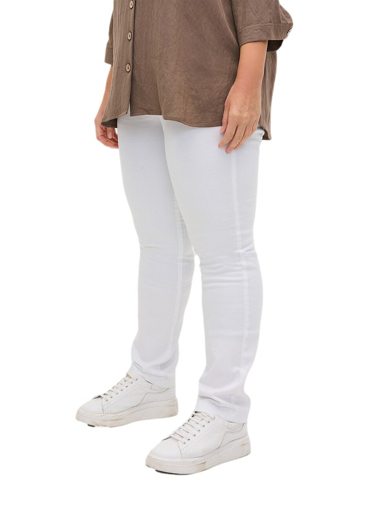 ZIZZI BIAŁE PROSTE JEANSY SPODNIE N82 305B ZIZZI BIAŁE PROSTE JEANSY SPODNIE N82 305B