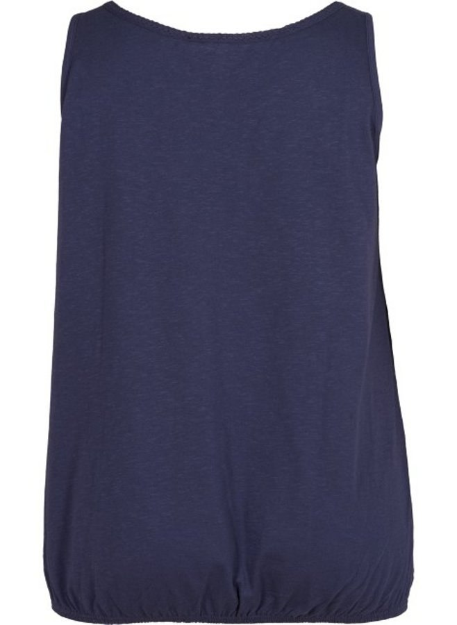 ZIZZI GRANATOWY TOP ŚCIĄGACZ BAWEŁNA 013B ZIZZI GRANATOWY TOP ŚCIĄGACZ BAWEŁNA 013B