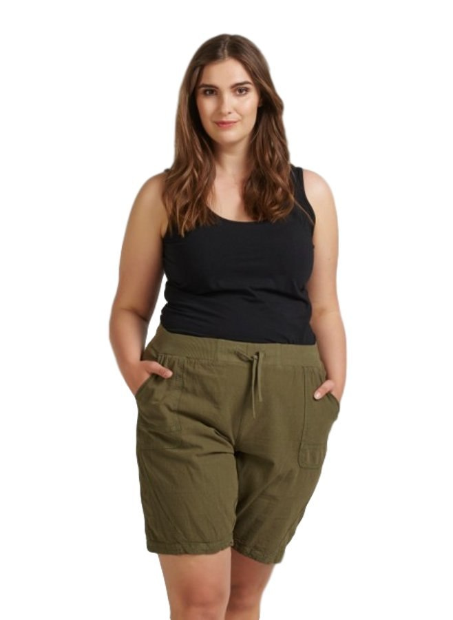 ZIZZI WIOSENNE SPODENKI KHAKI BAWEŁNA 314L ZIZZI WIOSENNE SPODENKI KHAKI BAWEŁNA 314L