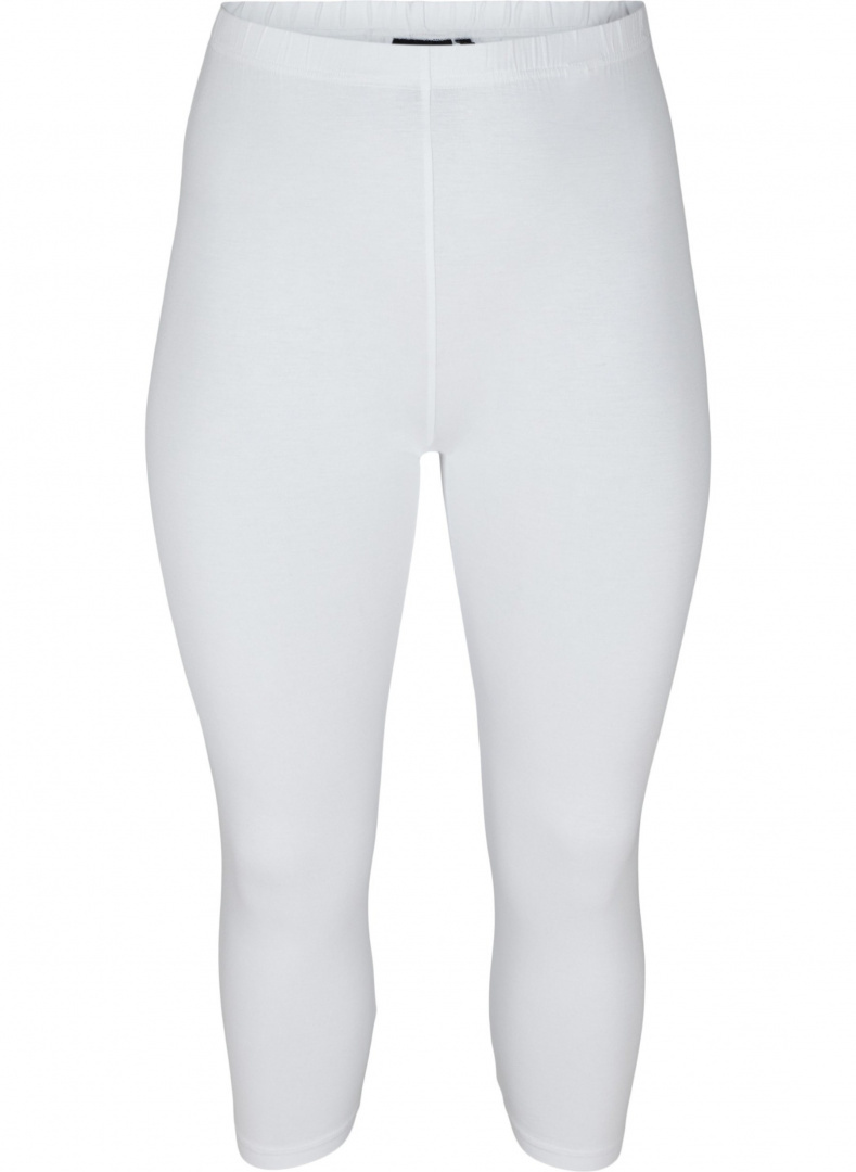 ZIZZI WYGODNE BIAŁE LEGGINSY 3/4 011D ZIZZI WYGODNE BIAŁE LEGGINSY 3/4 011D