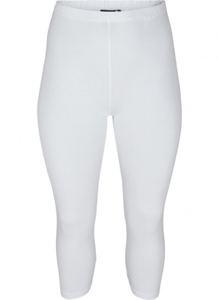 ZIZZI WYGODNE BIAŁE LEGGINSY 3/4 011D