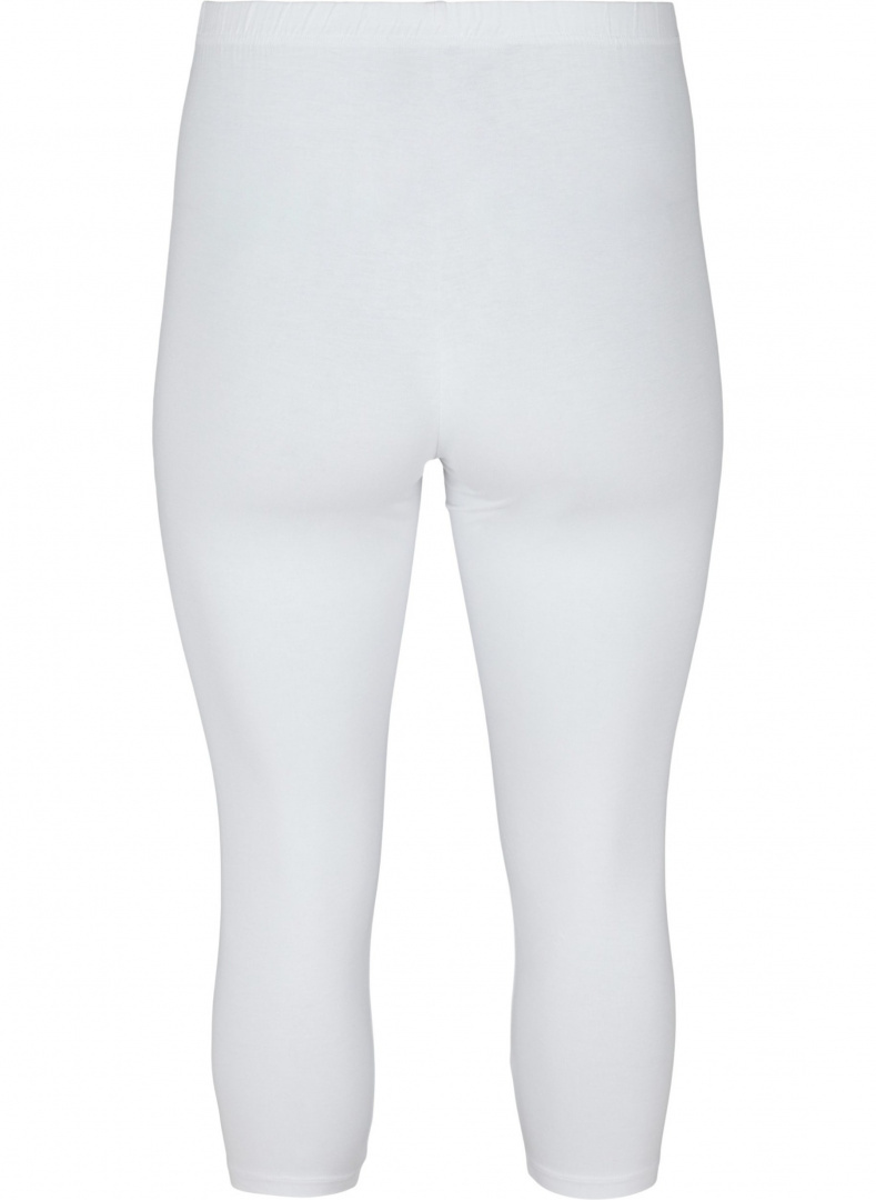 ZIZZI WYGODNE BIAŁE LEGGINSY 3/4 011D ZIZZI WYGODNE BIAŁE LEGGINSY 3/4 011D