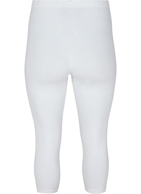 ZIZZI WYGODNE BIAŁE LEGGINSY 3/4 011D ZIZZI WYGODNE BIAŁE LEGGINSY 3/4 011D