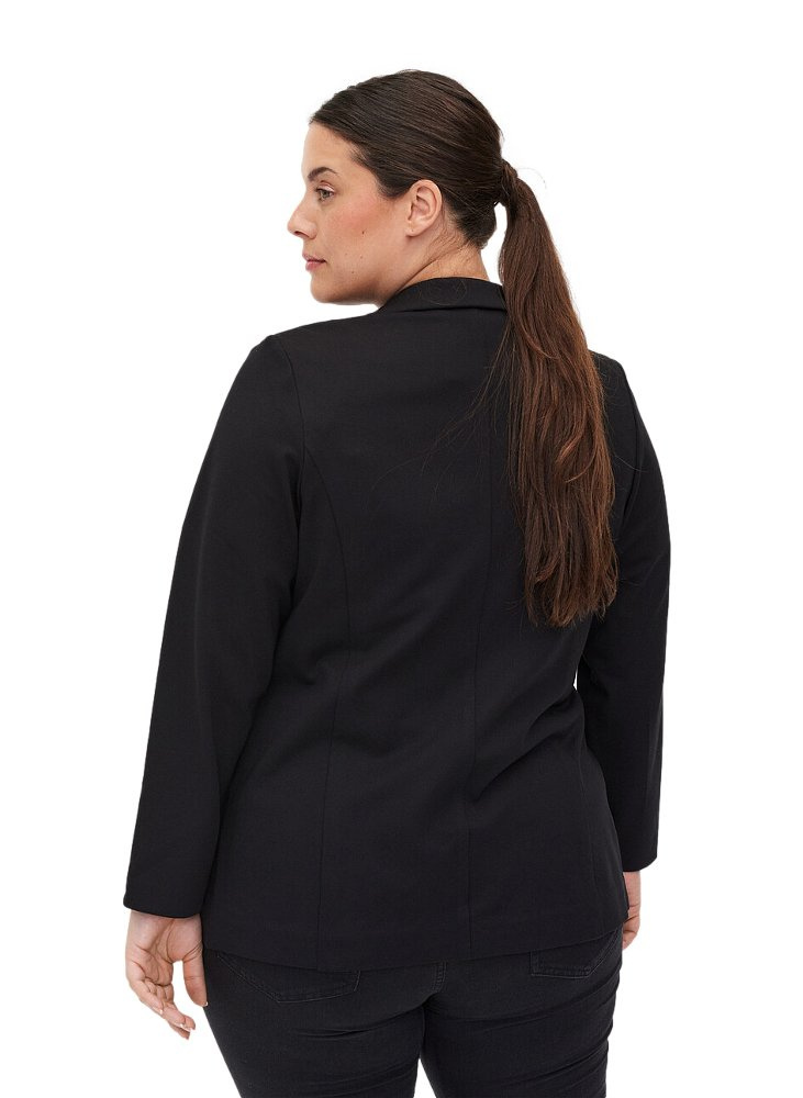 ZIZZI CZARNA ELEGANCKA MARYNARKA 008C ZIZZI CZARNA ELEGANCKA MARYNARKA 008C