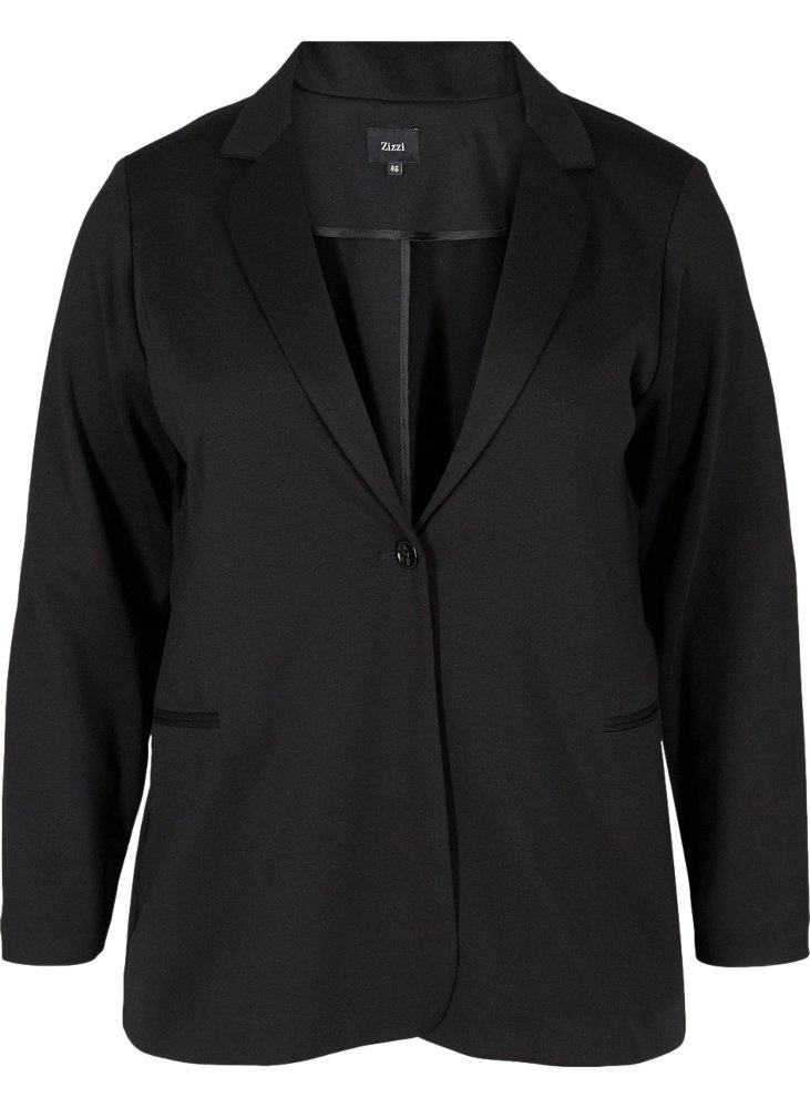 ZIZZI CZARNA ELEGANCKA MARYNARKA 008C ZIZZI CZARNA ELEGANCKA MARYNARKA 008C
