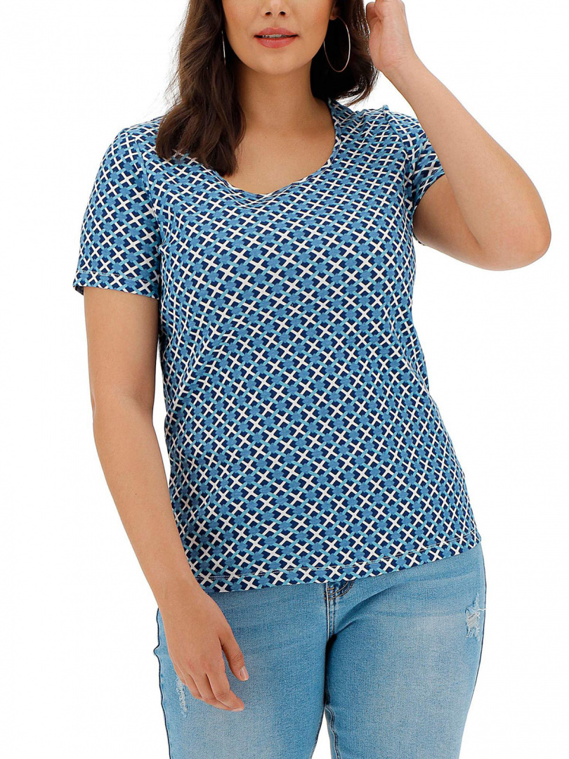 JD WILLIAMS ŚWIETNY GEOMETRYCZNY T-SHIRT JD01 JD WILLIAMS ŚWIETNY GEOMETRYCZNY T-SHIRT JD01