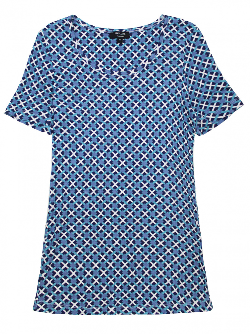 JD WILLIAMS ŚWIETNY GEOMETRYCZNY T-SHIRT JD01 JD WILLIAMS ŚWIETNY GEOMETRYCZNY T-SHIRT JD01