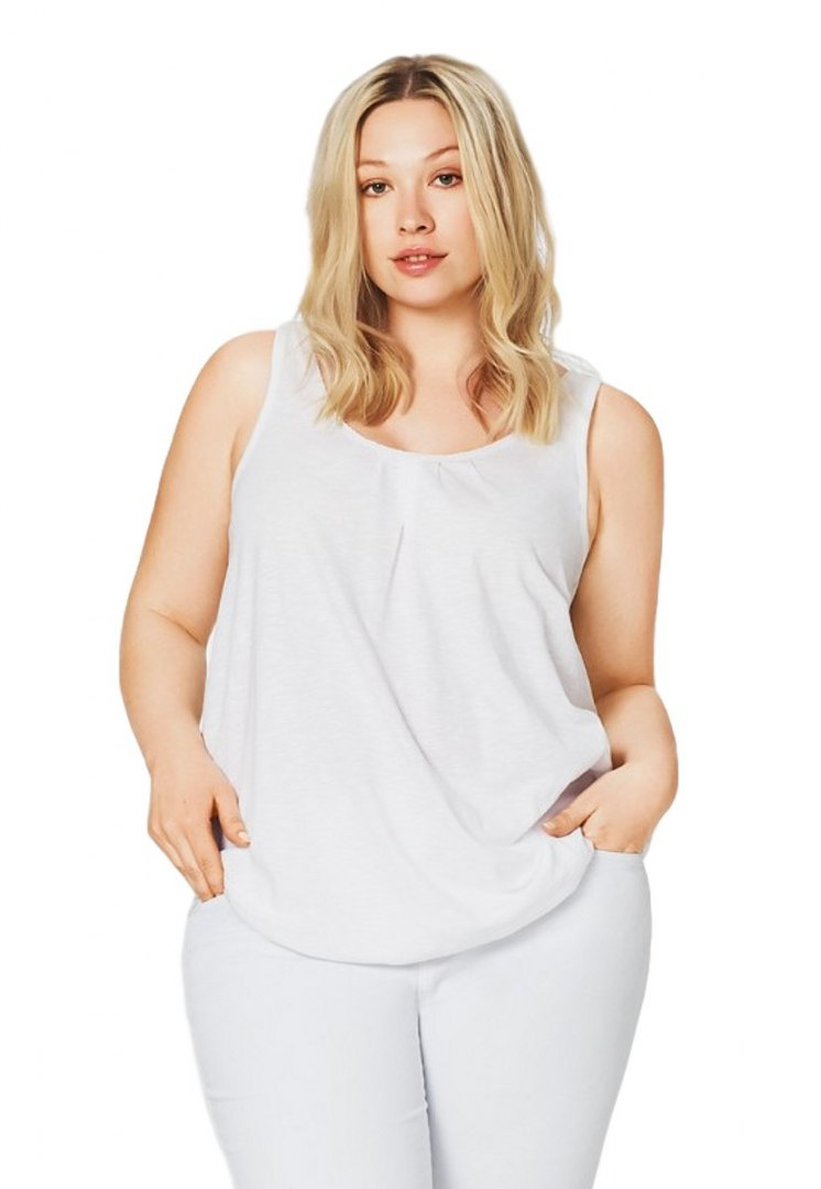 ZIZZI BLUZKA TOP BIEL ŚCIĄGACZ 013B ZIZZI BLUZKA TOP BIEL ŚCIĄGACZ 013B