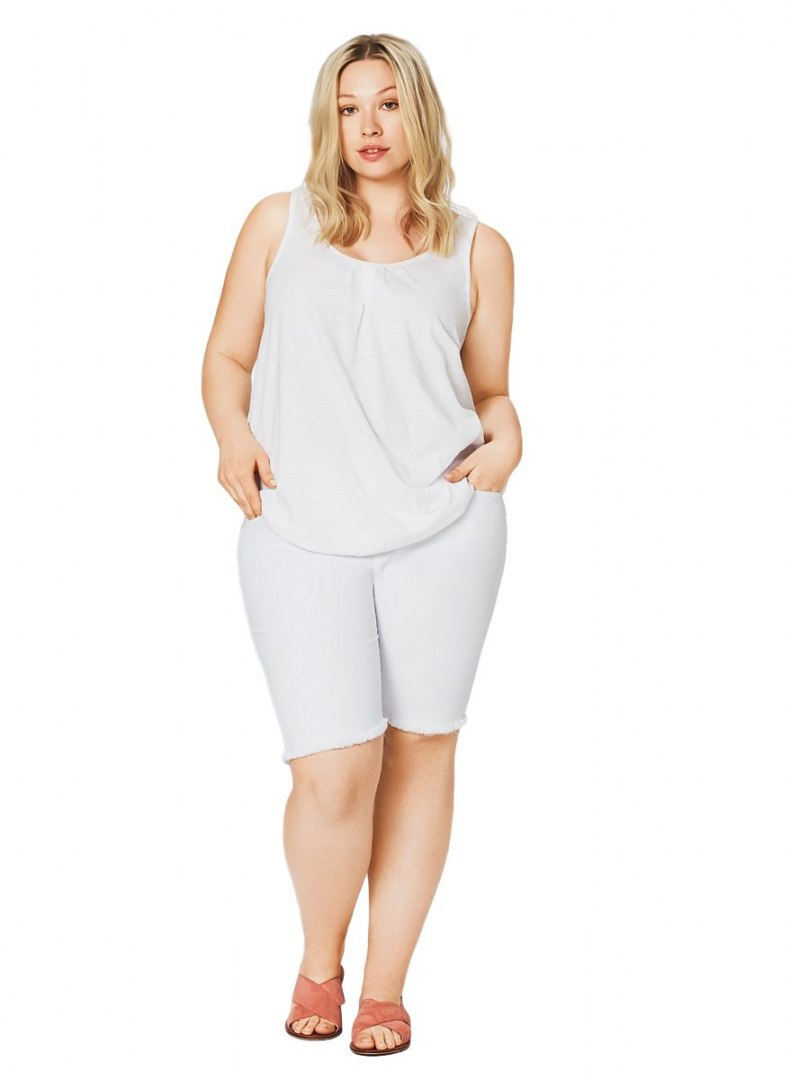 ZIZZI BLUZKA TOP BIEL ŚCIĄGACZ 013B ZIZZI BLUZKA TOP BIEL ŚCIĄGACZ 013B