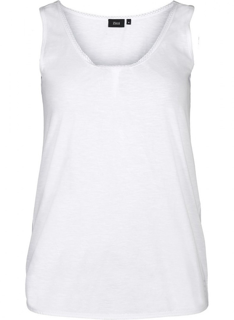 ZIZZI BLUZKA TOP BIEL ŚCIĄGACZ 013B ZIZZI BLUZKA TOP BIEL ŚCIĄGACZ 013B