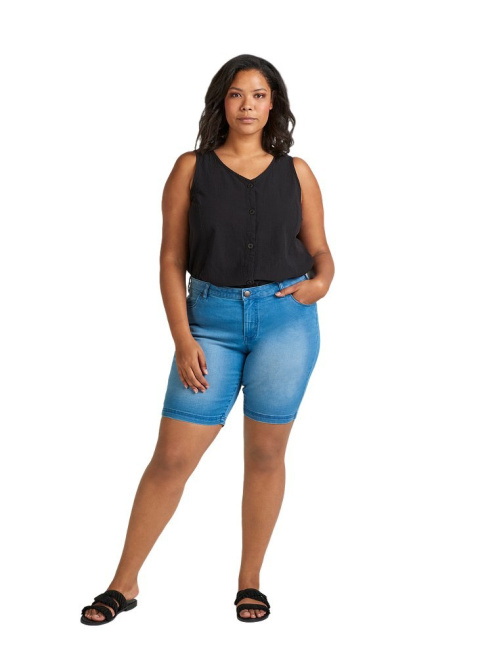 ZIZZI KRÓTKIE KLASYCZNE SPODENKI JEANS 305Q ZIZZI KRÓTKIE KLASYCZNE SPODENKI JEANS 305Q