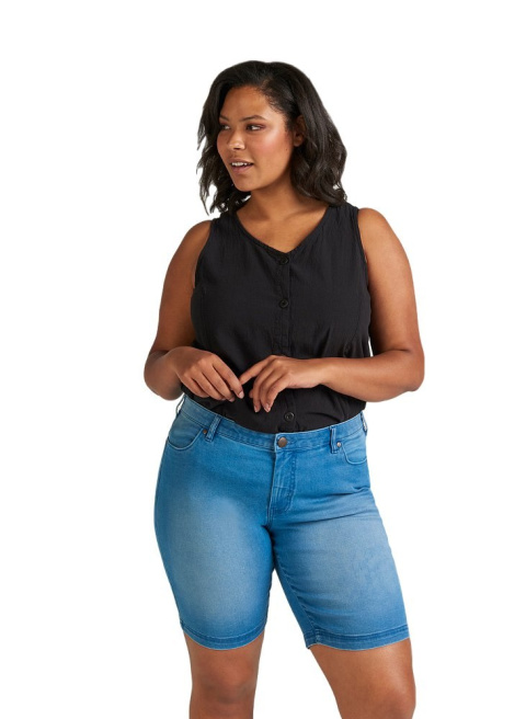 ZIZZI KRÓTKIE KLASYCZNE SPODENKI JEANS 305Q ZIZZI KRÓTKIE KLASYCZNE SPODENKI JEANS 305Q