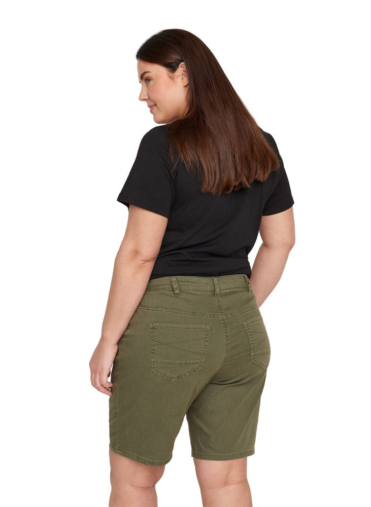 ZIZZI MODNE SPODENKI ZIELONE 674A ZIZZI MODNE SPODENKI ZIELONE 674A