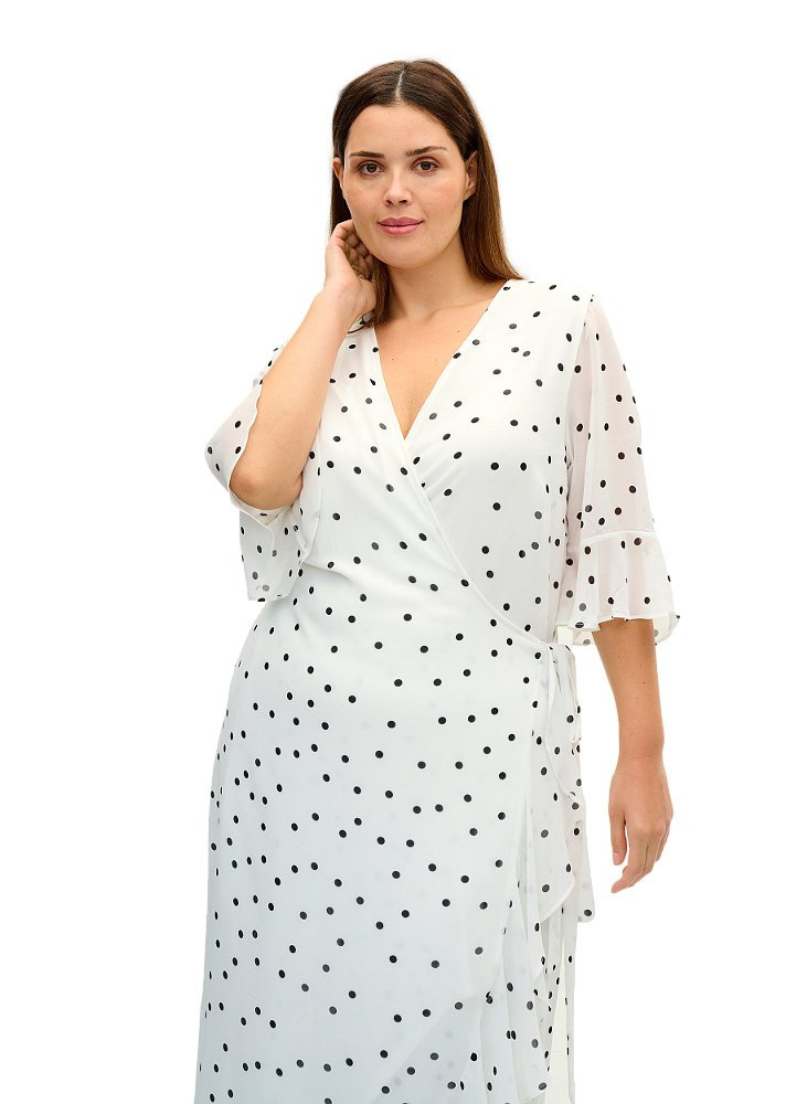 ZIZZI CUDNA SUKIENKA KOPERTOWA GROCHY 754C ZIZZI CUDNA SUKIENKA KOPERTOWA GROCHY 754C