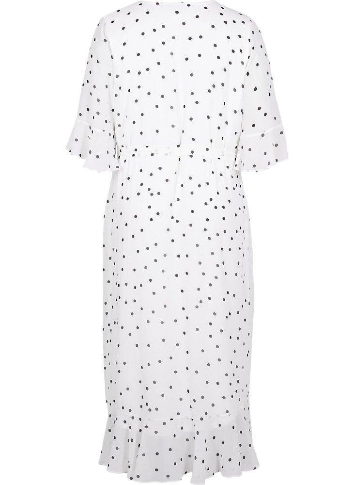 ZIZZI CUDNA SUKIENKA KOPERTOWA GROCHY 754C ZIZZI CUDNA SUKIENKA KOPERTOWA GROCHY 754C