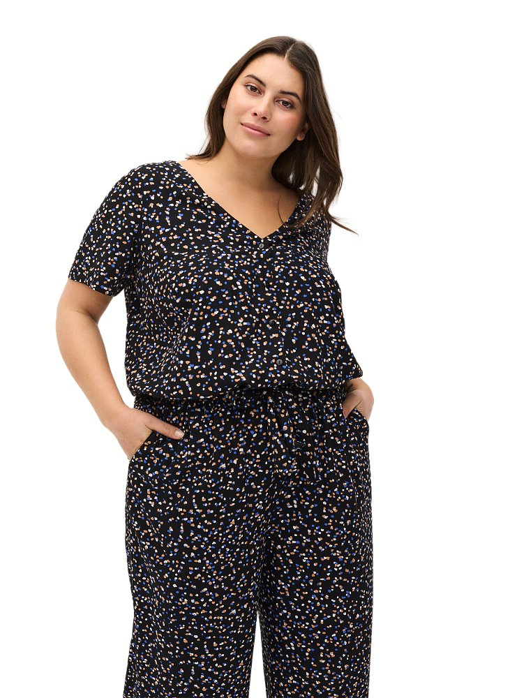 ZIZZI EFEKTOWNY KOMBINEZON PLAMKI 046F ZIZZI EFEKTOWNY KOMBINEZON PLAMKI 046F