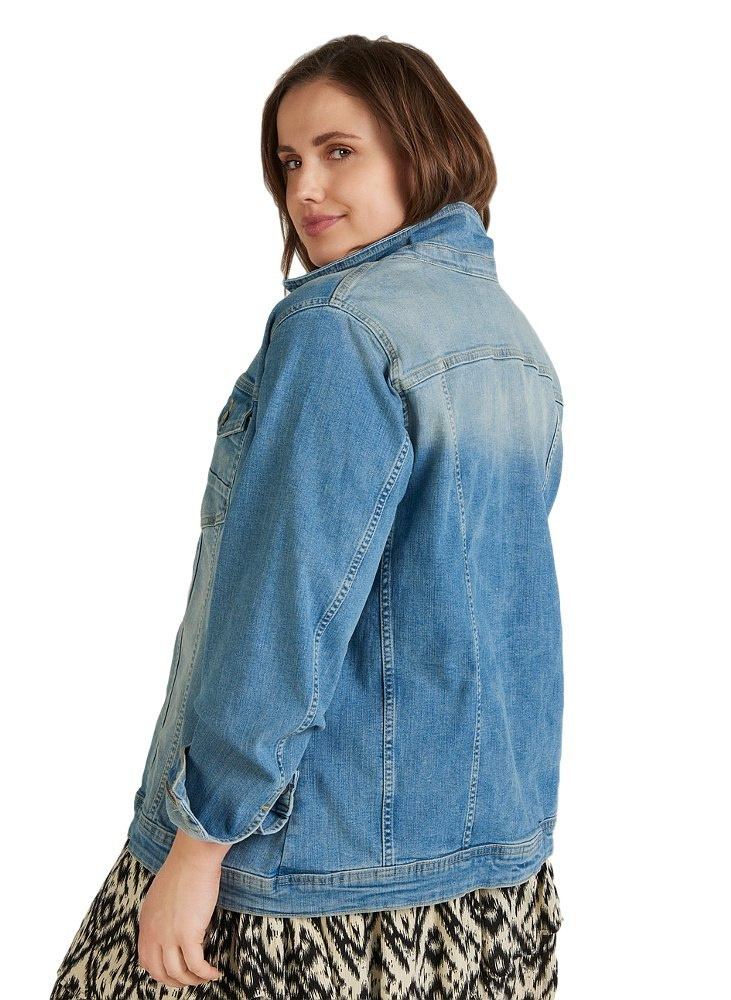 ZIZZI FANTASTYCZNA KURTKA JASNY JEANS 138A ZIZZI FANTASTYCZNA KURTKA JASNY JEANS 138A