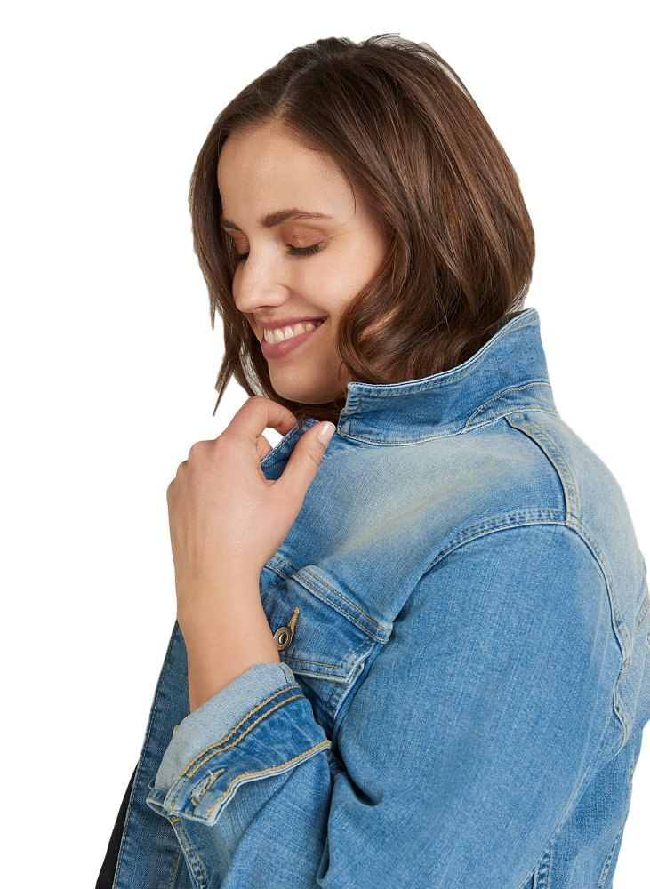 ZIZZI FANTASTYCZNA KURTKA JASNY JEANS 138A ZIZZI FANTASTYCZNA KURTKA JASNY JEANS 138A