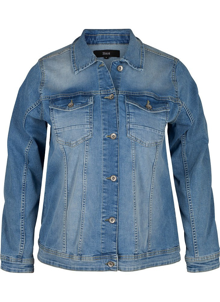 ZIZZI FANTASTYCZNA KURTKA JASNY JEANS 138A ZIZZI FANTASTYCZNA KURTKA JASNY JEANS 138A