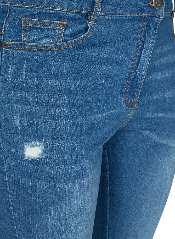 ZIZZI FANTASTYCZNE SPODENKI JEANS 126A ZIZZI FANTASTYCZNE SPODENKI JEANS 126A