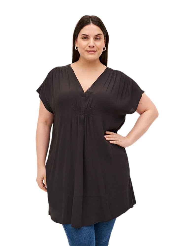 ZIZZI FANTAZYJNA CZARNA TUNIKA 322A ZIZZI FANTAZYJNA CZARNA TUNIKA 322A