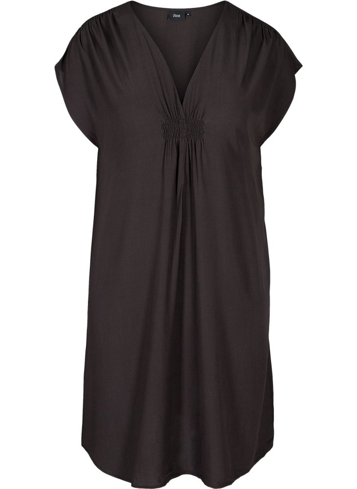 ZIZZI FANTAZYJNA CZARNA TUNIKA 322A ZIZZI FANTAZYJNA CZARNA TUNIKA 322A