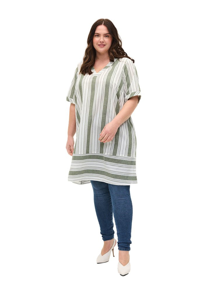 ZIZZI FANTAZYJNA TUNIKA PASKI 888a ZIZZI FANTAZYJNA TUNIKA PASKI 888a