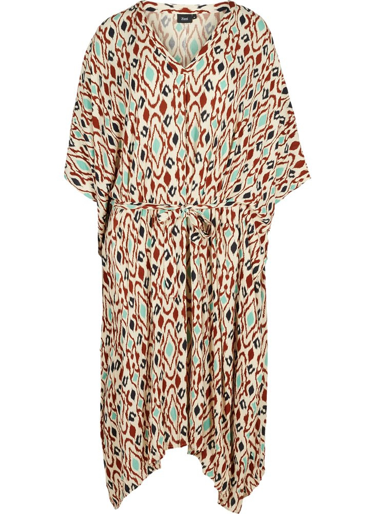 ZIZZI SUKIENKA OVERSIZE WZÓR 038B ZIZZI SUKIENKA OVERSIZE WZÓR 038B