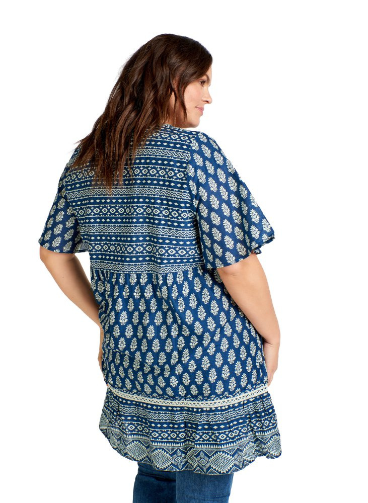 ZIZZI ŚWIETNE NIEBIESKI KIMONO CHWOSTY 902A ZIZZI ŚWIETNE NIEBIESKI KIMONO CHWOSTY 902A