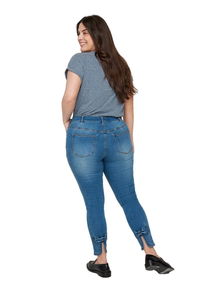 ZIZZI JASNE SPODNIE JEANSY KOKARDKI 678A ZIZZI JASNE SPODNIE JEANSY KOKARDKI 678A