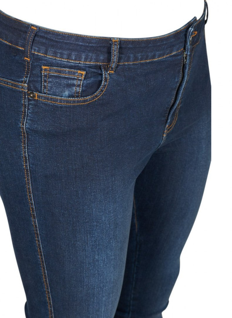 ZIZZI GRANATOWE JEANSY RURKI 003A ZIZZI GRANATOWE JEANSY RURKI 003A