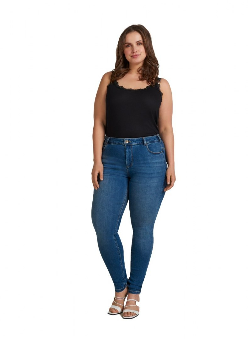 ZIZZI NIEBIESKIE SPODNIE JEANSY RURKI 200P ZIZZI NIEBIESKIE SPODNIE JEANSY RURKI 200P