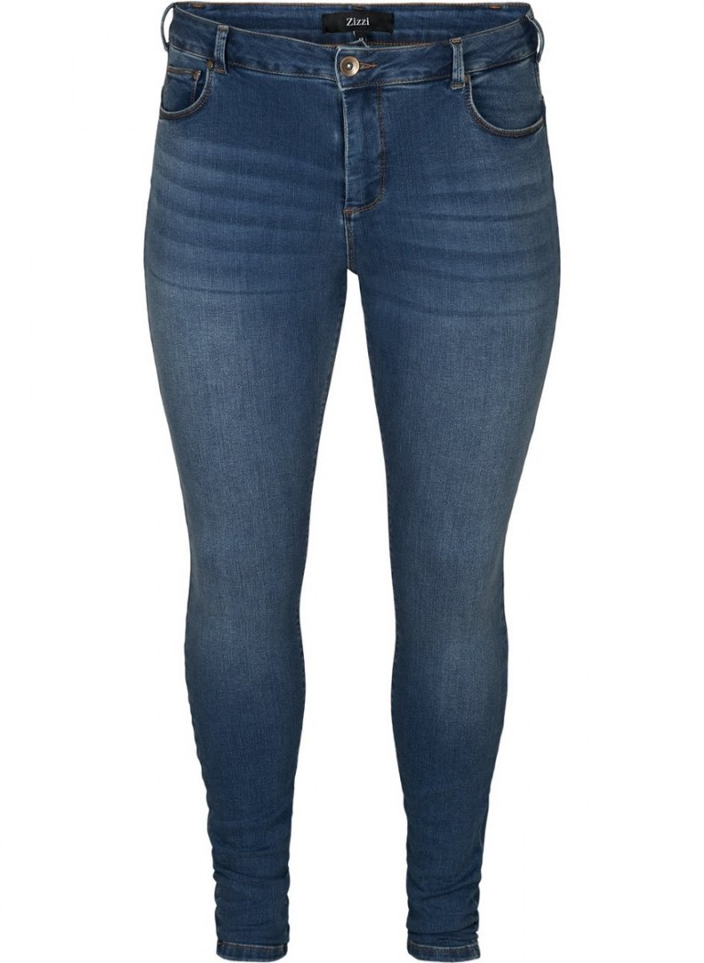 ZIZZI NIEBIESKIE SPODNIE JEANSY RURKI 200P ZIZZI NIEBIESKIE SPODNIE JEANSY RURKI 200P