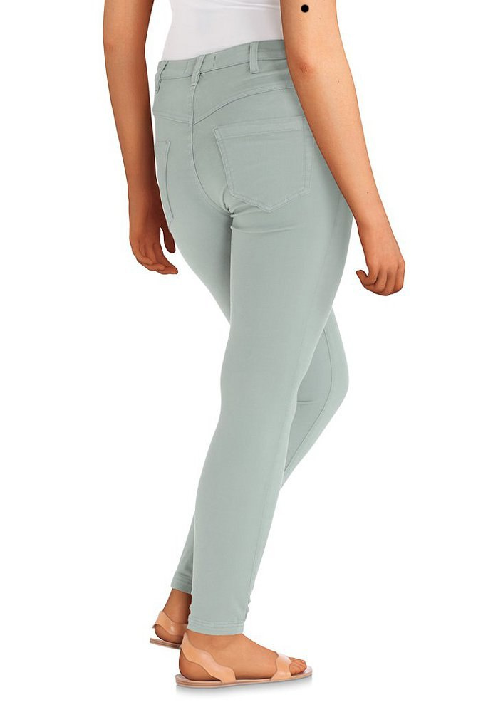 ZIZZI PISTACJOWE JEANSY RURKI 305L ZIZZI PISTACJOWE JEANSY RURKI 305L