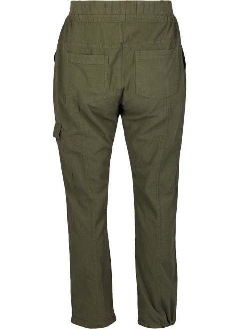 ZIZZI BAWEŁNIANE SPODNIE KHAKI 000S ZIZZI BAWEŁNIANE SPODNIE KHAKI 000S