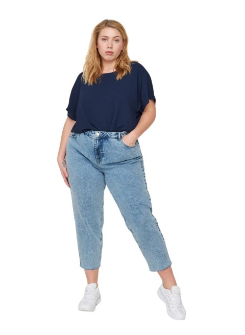 ZIZZI FANTASTYCZNA GRANATOWA BLUZKA 000A