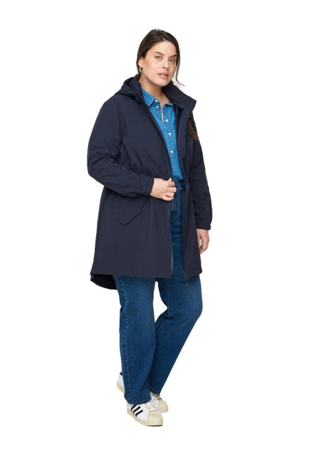 ZIZZI DŁUGA GRANATOWA KURTKA SOFTSHELL 441A ZIZZI DŁUGA GRANATOWA KURTKA SOFTSHELL 441A