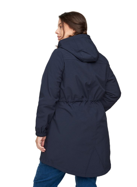 ZIZZI DŁUGA GRANATOWA KURTKA SOFTSHELL 441A ZIZZI DŁUGA GRANATOWA KURTKA SOFTSHELL 441A