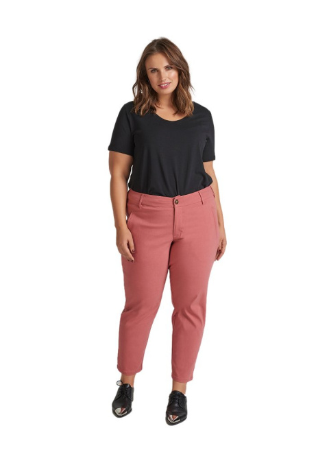 ZIZZI KLASYCZNY WYGODNY CZARNY T-SHIRT 010A
