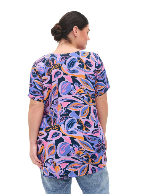 ZIZZI WZORZYSTA BLUZKA 015A ZIZZI WZORZYSTA BLUZKA 015A