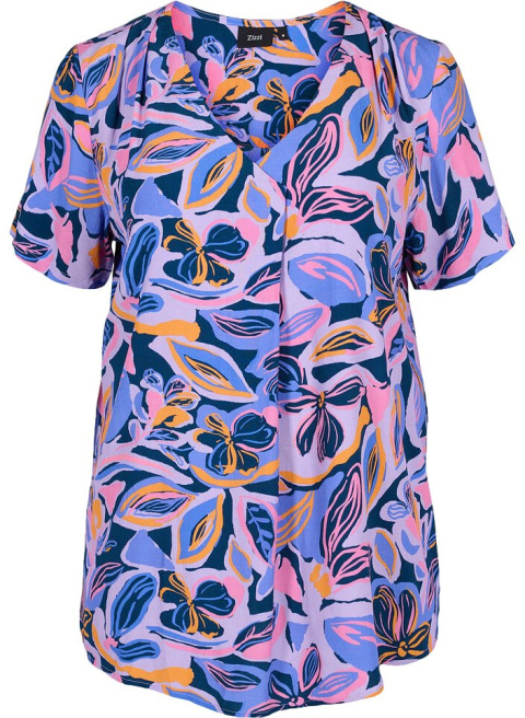ZIZZI WZORZYSTA BLUZKA 015A ZIZZI WZORZYSTA BLUZKA 015A