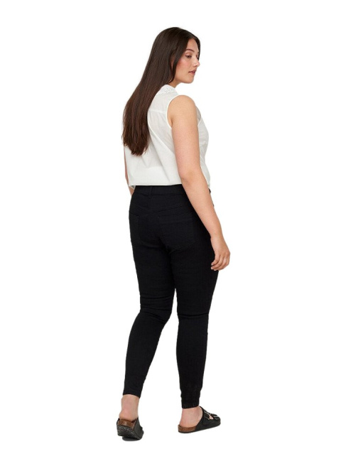 ZIZZI JEANSY SPODNIE CZARNE STRETCH 064G ZIZZI JEANSY SPODNIE CZARNE STRETCH 064G