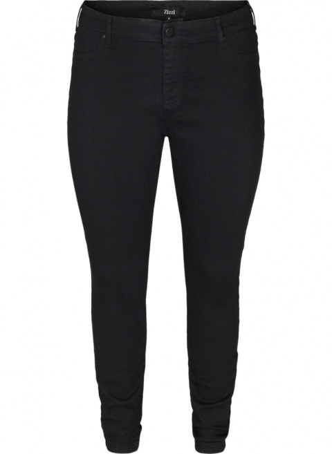 ZIZZI JEANSY SPODNIE CZARNE STRETCH 064G ZIZZI JEANSY SPODNIE CZARNE STRETCH 064G