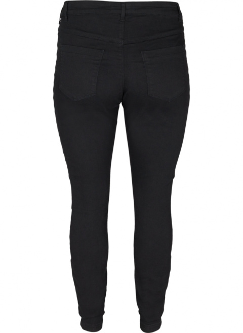 ZIZZI JEANSY SPODNIE CZARNE STRETCH 064G ZIZZI JEANSY SPODNIE CZARNE STRETCH 064G