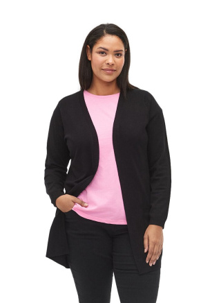 ZIZZI MODNA CZARNA NARZUTKA SWETER 099E