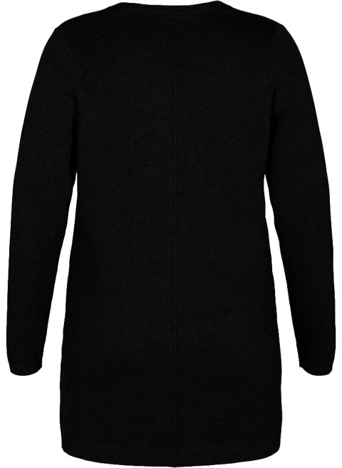 ZIZZI MODNA CZARNA NARZUTKA SWETER 099E